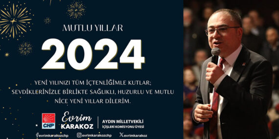 Yeni Yılınızı Tüm İçtenliğimle Kutlarım…