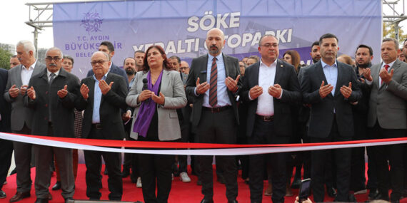 Söke’de Aydın Büyükşehir Belediyemizin Yeraltı Otoparkı’nın Açılışına Katıldık