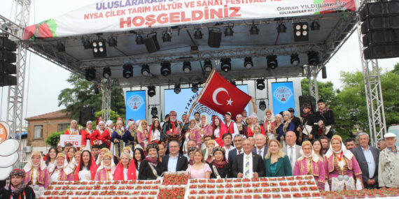 Uluslararası Sultanhisar Atça Nysa Çilek Tarım Kültür ve Sanat Festivaline Katıldık