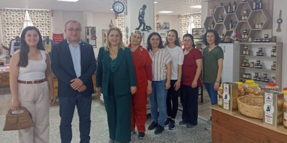 Efeler Diyarı S.S. Kadın Girişimi Üretim ve İşletme Kooperatifini ziyaret ettik.