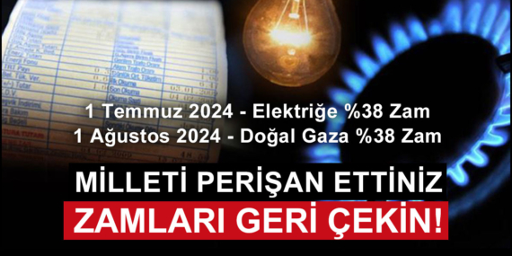 CHP’li Karakoz’dan Zam Tepkisi: “Emekliye, Asgari Ücretliye Yok; Doğal Gaza, Elektriğe Var!”